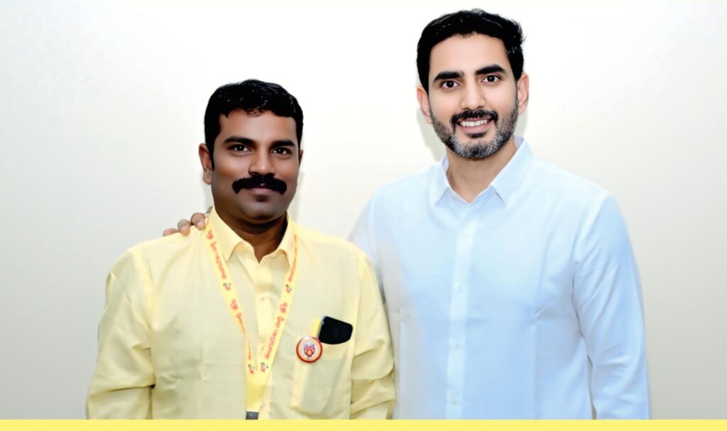 నేషనల్ వర్కింగ్ ప్రెసిడెంట్ గా ఎన్నికైన “నారా లోకేష్ బాబు” కి హృదయ పూర్వక శుభాకాంక్షలు-తిరుమలశెట్టి కోటేశ్వరరావు.కోట,మండల ప్రధాన కార్యదర్శి.