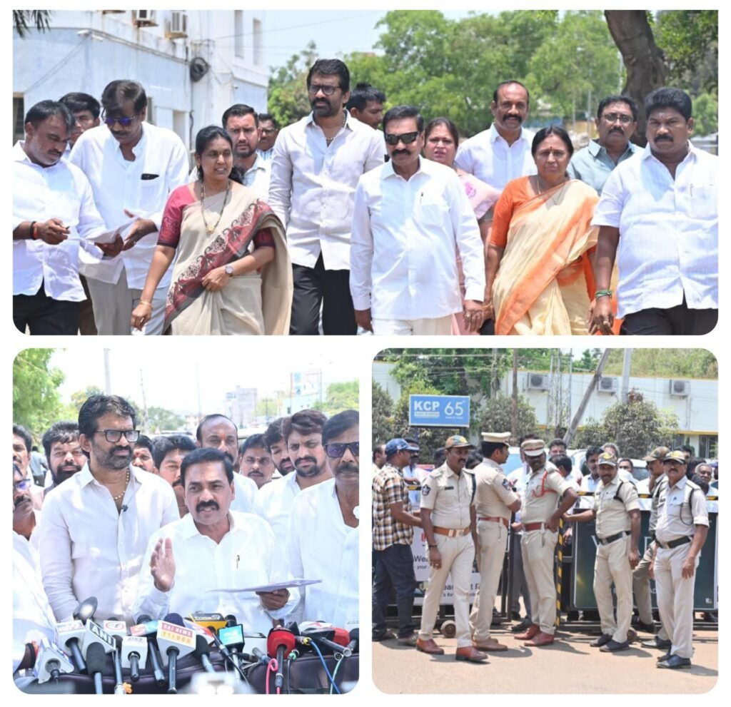 రాధా కృష్ణ మీద చర్యలు తీసుకోవాలి గ్రీవెన్స్ డే లో పిర్యాదు-కాకాణి గోవర్ధన్ రెడ్డి.