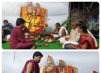 తిన్నెలపూడి లో అంగరంగ వైభవంగా శ్రీ సీతారాముల కళ్యాణ మహోత్సవం